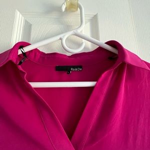 Adorable fushia (color of the year) woman’s blouse.